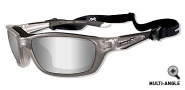 Wiley X Brick Sunglasses - (855) Silver Flash/Crystal Metallic