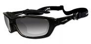 Wiley X Brick Sunglasses - (857) Polarized Smoke/Gloss Black