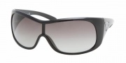 Prada PR 14LS Sunglasses Sunglasses - (1AB3M1) Gloss Black/Gray Gradient
