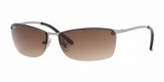 Ray-Ban Junior RJ 9519S Sunglasses - 200/13 Gunmetal/Brown Gradient