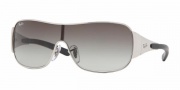 Ray-Ban Junior RJ 9517S Sunglasses - 212/11 Shiny Silver/Gray Gradient