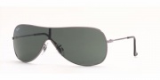 Ray-Ban Junior 9507 Sunglasses Sunglasses - 200/71 Gunmetal/Green