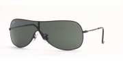 Ray-Ban Junior 9507 Sunglasses Sunglasses - 201/71 Matte Black/Green