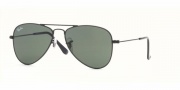 Ray-Ban Junior RJ9506S Sunglasses Sunglasses - 201/71 Matte Black/Green