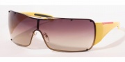 Prada PS 51GS Sunglasses - 5AK6S1 Shiny Gold/Brown Gradient