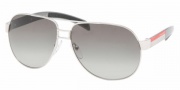 Prada PS 57HS Sunglasses - 1BC3M1 Silver/Gray Gradient