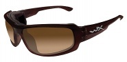 Wiley X Airborne Sunglasses - (CCAIR05) Light Adjusting Bronze lenses/Gloss RootBeer