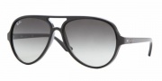 Ray-Ban RB4125 Sunglasses CATS 5000  Sunglasses - 730 Red/Crystal Green