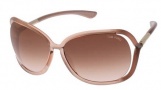 Tom Ford 0076 Raquel Sunglasses - U47 Rose to Antique Rose Gradient / Brown to Rose