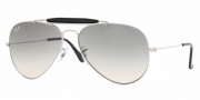 Ray-Ban RB3407 Sunglasses Outdoorsman II Rainbow  Sunglasses - 003/3E Silver/Crystal Pink Mirror Silver