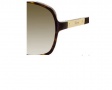 Gucci 3036/S Sunglasses - 0086 Olive Amber (DB brown gray gradient lens) (Discontinued Color NLA)