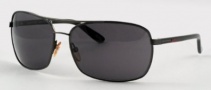 Tom Ford Sunglasses John Sunglasses - 622 Gunmetal - Black Striped Bordeaux Temple / Smoke Lens