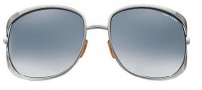 Tom Ford 0040 Margaux Sunglasses - 753 Palladium - Silver Grey Coquillage Temple / Smoke Gradient Lens