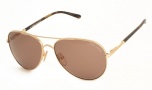 Tom Ford 0103 - Hunter  Sunglasses - F90 Shiny Rose Gold / Brown Lens