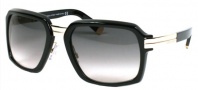 DSquared2 DQ0009/S Sunglasses - (01B)Shiny Black/Smoke Gradient