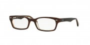 Ray-Ban RX 5150 Eyeglasses Eyeglasses - 2019 Brown/Transparent Avana
