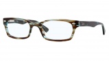 Ray-Ban RX 5150 Eyeglasses Eyeglasses - 5163 Azure Transparent Brown