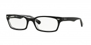 Ray-Ban RX 5150 Eyeglasses Eyeglasses - 2034 Top Black on Transparent