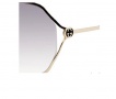 Gucci 2846/S Sunglasses - 0YC6 Gold Black (O0 gray gradient lens