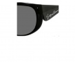 Giorgio Armani 708/S  Sunglasses - 0D28 Shiny Black (BN dark gray lens