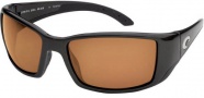 Costa Del Mar Blackfin - Matte Black Frame Sunglasses - Amber / 580P