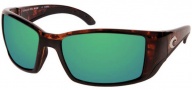 Costa Del Mar Blackfin Sunglasses Tortoise Frame Sunglasses - Green Mirror / 580G