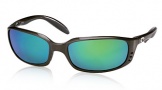 Costa Del Mar Brine - Gunmetal Frame Sunglasses - Green Mirror Glass/COSTA 400