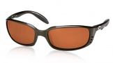 Costa Del Mar Brine - Gunmetal Frame Sunglasses - Vermillion Glass/COSTA 400
