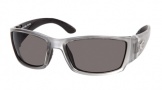 Costa Del Mar Corbina Sunglasses Silver Frame Sunglasses - Sunrise CR 39/COSTA 400