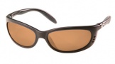 Costa Del Mar Fathom - Matte Black Frame Sunglasses - Amber Glass/COSTA 400