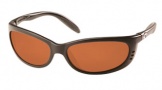 Costa Del Mar Fathom - Matte Black Frame Sunglasses - Vermillion Glass/COSTA 400