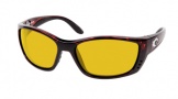 Costa Del Mar Fisch Sunglasses Shiny Tortoise Frame Sunglasses - Sunrise / 580P