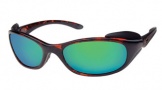 Costa Del Mar Frigate Sunglasses Shiny Tortoise Frame Sunglasses - Vermillion Glass/COSTA 400