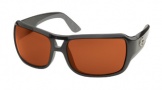 Costa Del Mar Gallo - Shiny Black Frame Sunglasses - Copper Glass/COSTA 580