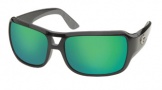Costa Del Mar Gallo - Shiny Black Frame Sunglasses - Green Mirror Glass/COSTA 580