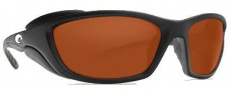Costa Del Mar Man o War Sunglasses - Black Frame Sunglasses - Copper / 580G
