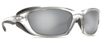 Costa Del Mar Man o War Sunglasses - Silver Frame Sunglasses - Silver Mirror / 580G