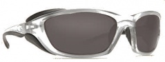 Costa Del Mar Man o War Sunglasses - Silver Frame Sunglasses - Dark Gray / 400G