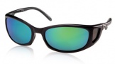 Costa Del Mar Pescador - Matte Black Frame Sunglasses - Green Mirror Glass/COSTA 400