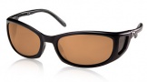Costa Del Mar Pescador - Matte Black Frame Sunglasses - Amber CR 39/COSTA 400