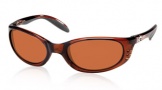 Costa Del Mar Stringer - Shiny Tortoise Frame Sunglasses - Vermillion Glass/COSTA 400