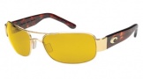 Costa Del Mar Placida - Gold Frame Sunglasses - Sunrise CR 39/COSTA 400