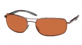 Costa Del Mar Seven Mile Sunglasses Satin Gunmetal Frame Sunglasses - Sunrise Glass/COSTA 400