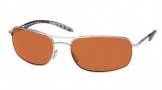 Costa Del Mar Seven Mile Sunglasses Satin Palladium Frame Sunglasses - Copper / 580P