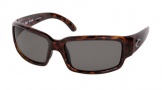 Costa Del Mar Caballito Sunglasses Shiny Tortoise Frame Sunglasses - Gray Glass/COSTA 400