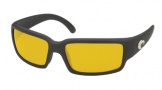 Costa Del Mar Caballito Sunglasses Shiny Black Frame Sunglasses - Sunrise / 580P