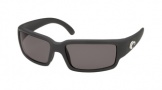 Costa Del Mar Caballito Sunglasses Shiny Black Frame Sunglasses - Gray Glass/COSTA 400