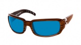 Costa Del Mar Cin - Driftwood Frame Sunglasses - Blue Mirror Glass/COSTA 400