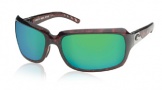 Costa Del Mar Isabela Sunglasses Shiny Tortoise Frame Sunglasses - Vermillion Glass/COSTA 400