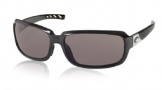 Costa Del Mar Isabela Sunglasses Shiny Black Frame Sunglasses - Sunrise CR 39/COSTA 400